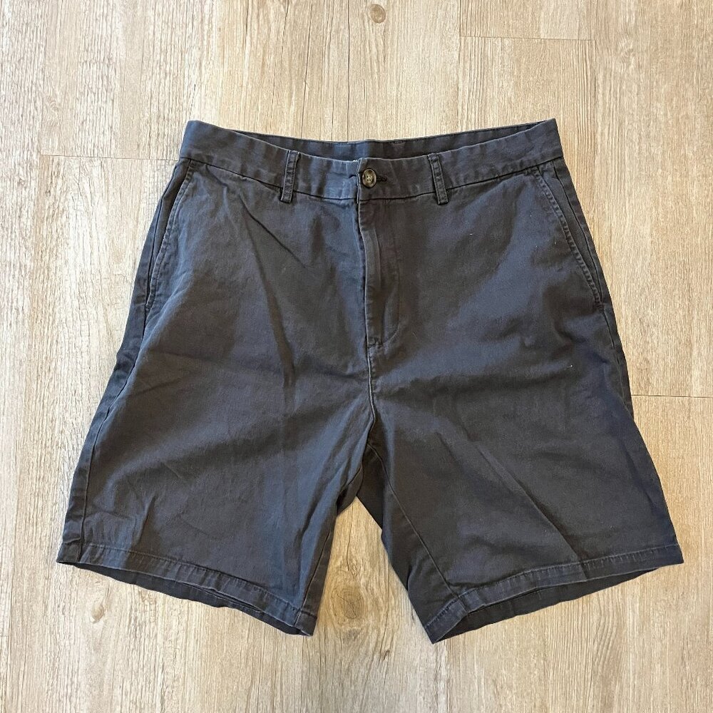 Mens Old Navy Black/Dark Grey Shorts Slim - 36